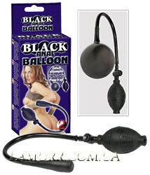 Черный анальный балон