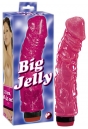 Вибратор BIG JELLY малиновый